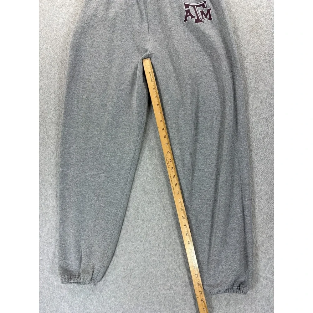 Texas A&M Aggies Screened Logo Campus Jogger Sweatpants (Men's Medium) Gray‎